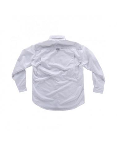 Comprar Camisa safari manga larga B8500 Blanco online bataro 3