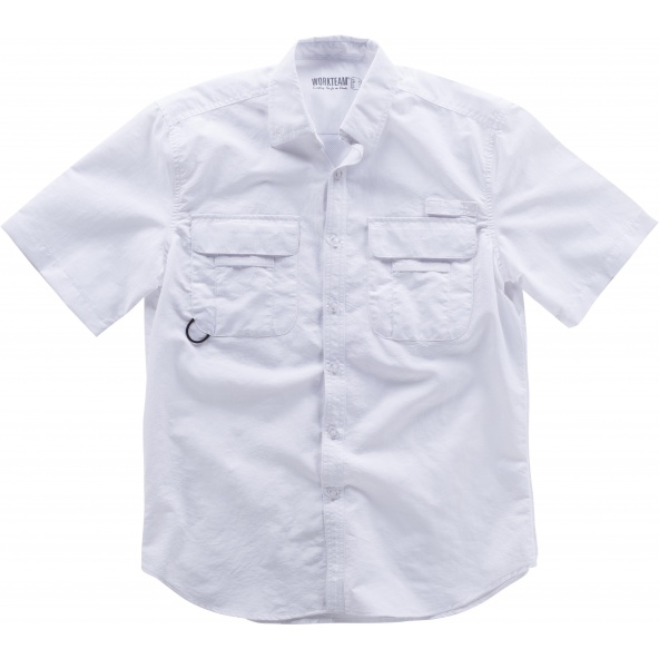 Camisa safari manga corta B8510