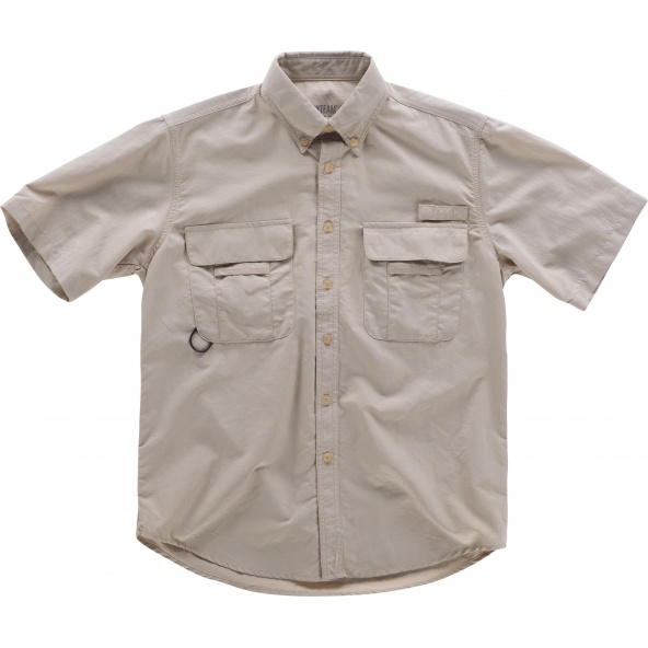 Comprar Camisa safari manga corta B8510 Beige online bataro 1