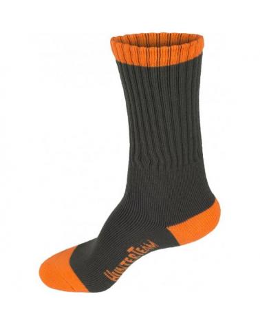  Comprar Calcetines de caza Pack 3 pares Verde Caza+Naranja AV online bataro detras