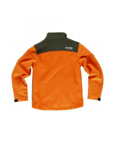 Comprar Chaqueta infantil de caza S8130 Naranja AV/Verde Caza online bataro detrás