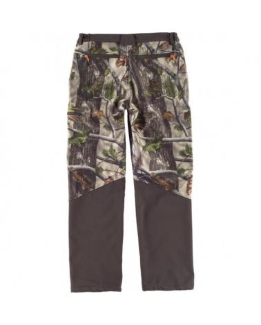 Comprar Pantalon Workshell de camuflaje S8365 Camuflaje Bosque Verde+Marrón online bataro detrás