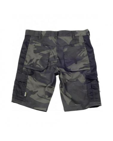 Comprar Bermuda de camuflaje S8516 Camuflage Gris+Negro online bataro detrás