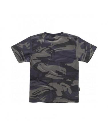 Comprar Camiseta de camuflaje S8520 Camuflage Gris+Negro online bataro detrás