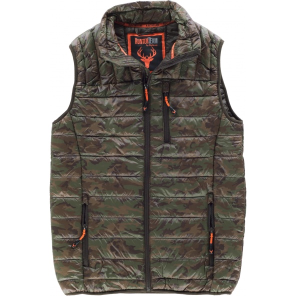 Comprar Chaleco acolchado de camuflaje S8540 Camuflage Marron online bataro delante