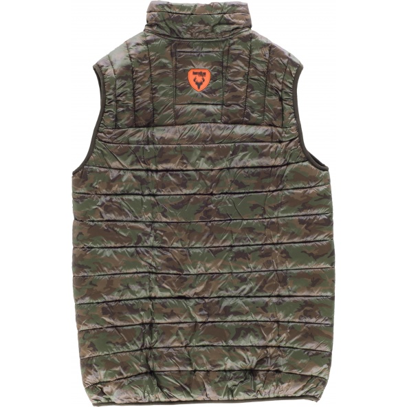 Comprar Chaleco acolchado de camuflaje S8540 Camuflage Marron online bataro detrás