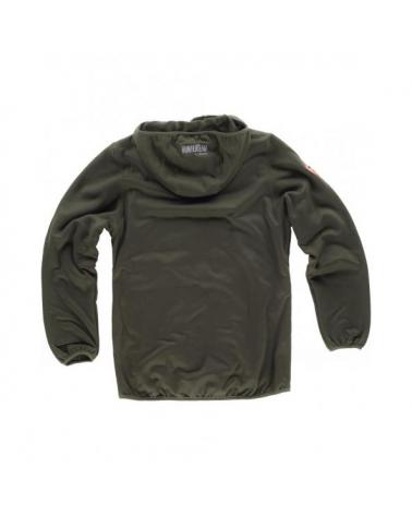 Comprar Chaqueta de camuflaje con capucha S8550 Verde Caza+Camuflage Marron online bataro detrás