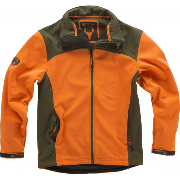 Comprar Chaqueta de caza S8630 (Gorra A.V. de regalo) Naranja AV/Verde Caza online bataro delante