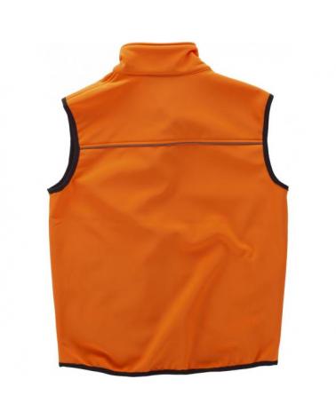Comprar Chaleco Workshell alta visibilidad (Gorra A.V. de regalo) Naranja A.V. online bataro detrás