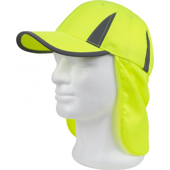 Gorra Alta visibilidad con protector nuca