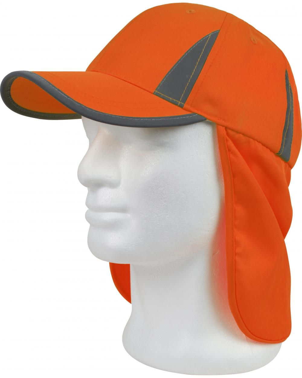 Comprar Gorra de caza con protector nuca Naranja A.V. online bataro