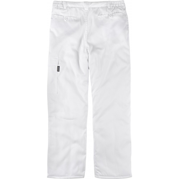 Pantalon de trabajo interior polar B1410 Blanco workteam atrás barato