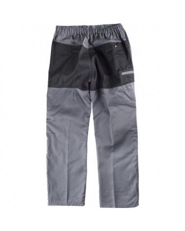 Pantalon de trabajo combinado B1411 Gris+Negro workteam atrás barato