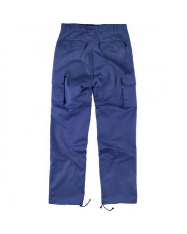 Pantalon de trabajo con refuerzos B1416 Azulina workteam atrás barato