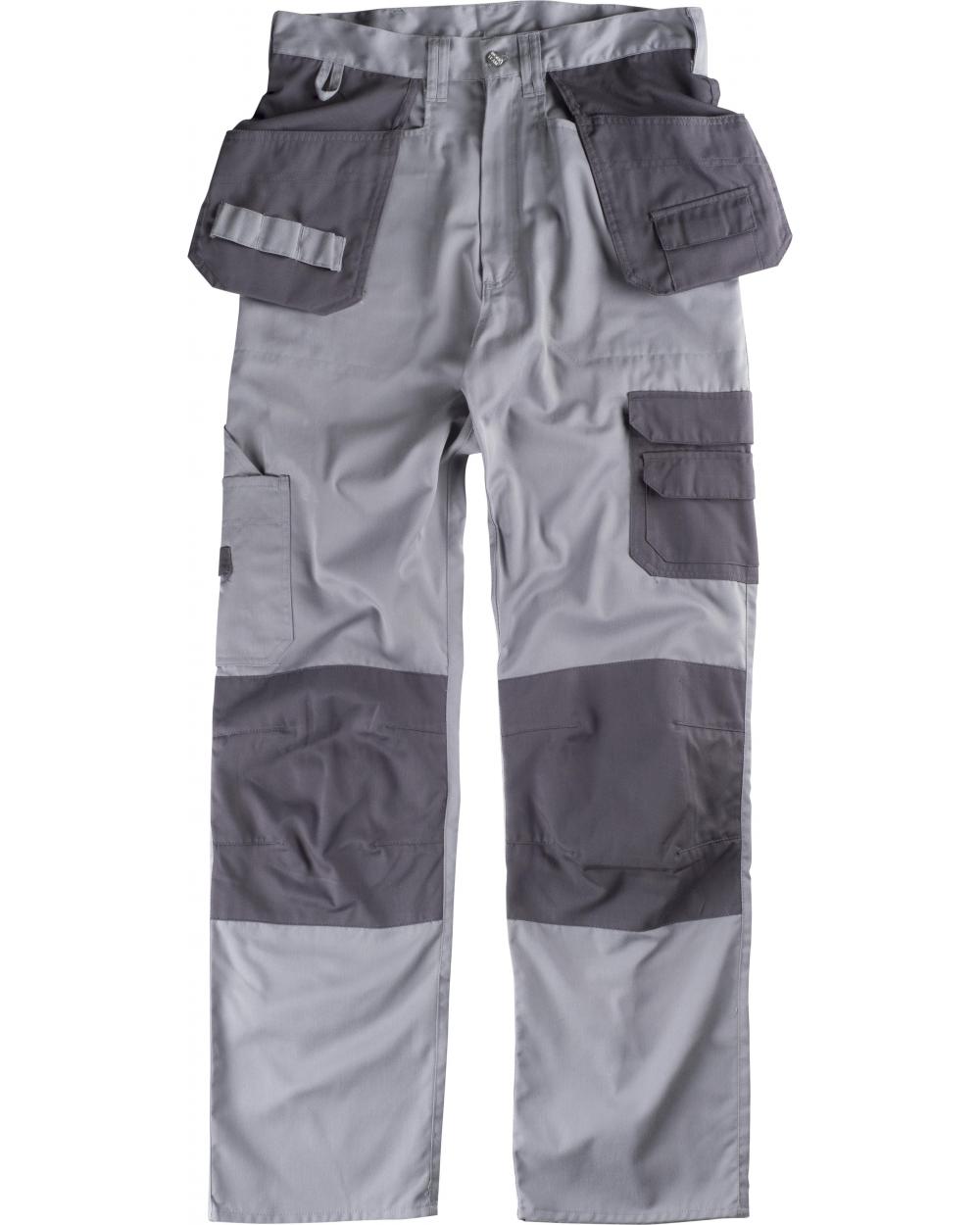 Comprar Pantalon con refuerzos B1419 Gris Claro+Gris Oscuro workteam delante