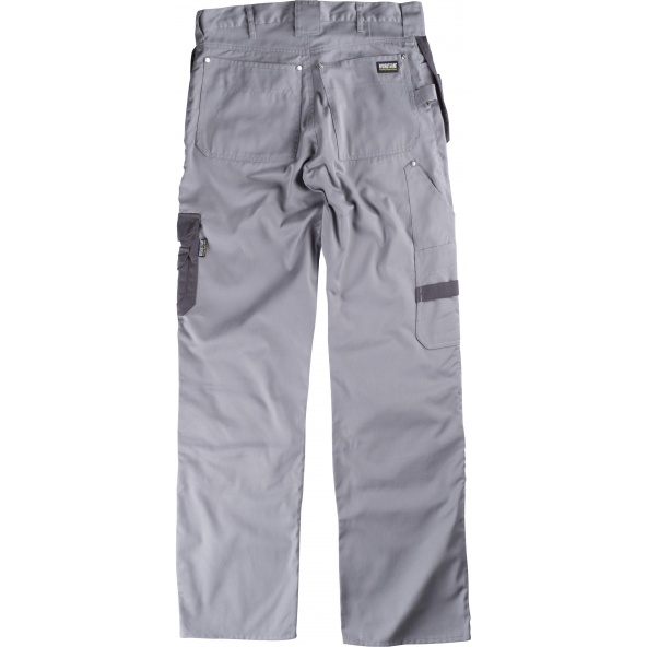 Pantalon con refuerzos B1419 Gris Claro+Gris Oscuro workteam atrás barato