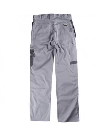 Pantalon con refuerzos B1419 Gris Claro+Gris Oscuro workteam atrás barato