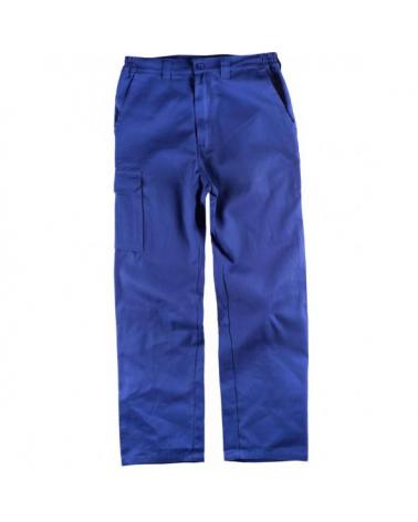 Comprar Pantalon multibolsillos de algodon B1455 Azulina workteam delante