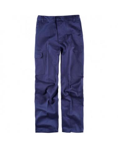 Comprar Pantalon de trabajo de algodon B1457 Marino workteam delante