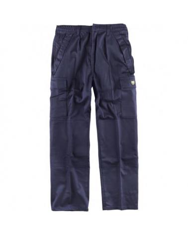 Comprar Pantalon de soldador ignifugo certificado B1490 Marino workteam delante