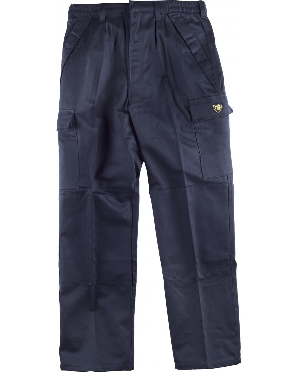 Comprar Pantalon ignifugo y antiestatico certificado B1493 Marino workteam delante