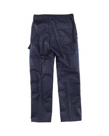 Pantalon ignifugo y antiestatico certificado B1493 Marino workteam atrás barato