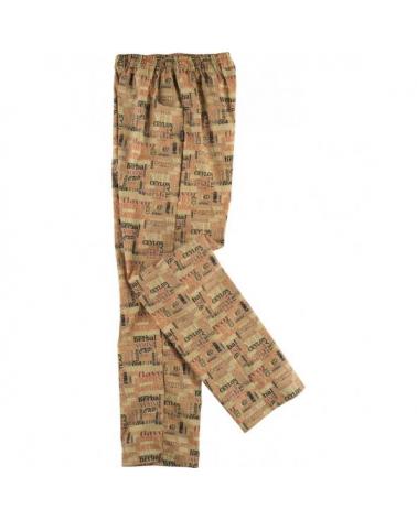 Comprar Pantalon de cocinero antimanchas B1503 Estampado workteam barato