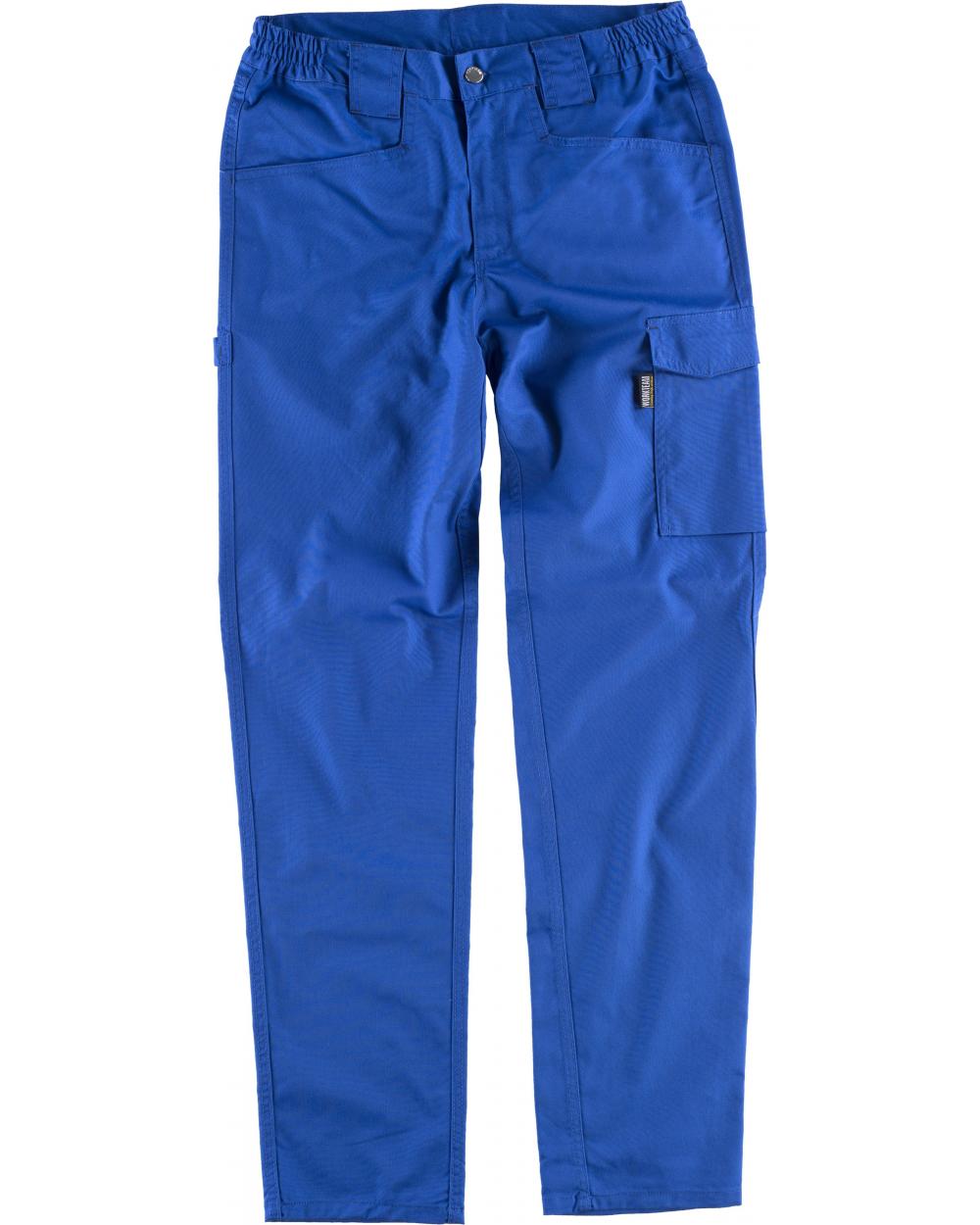 Comprar Pantalon elastico B4030 Azulina workteam delante