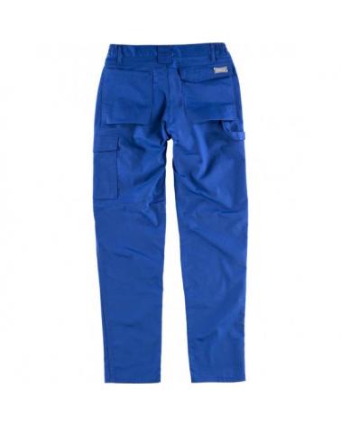Pantalon elastico B4030 Azulina workteam atrás barato