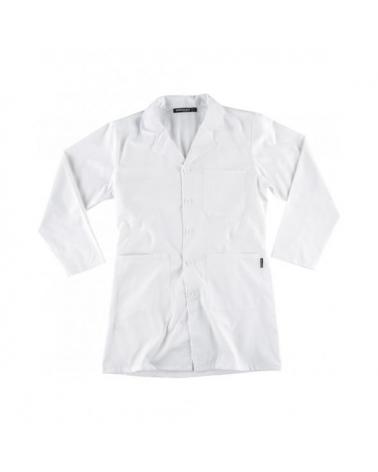 Comprar Bata unisex con botones B6701 Blanco workteam delante