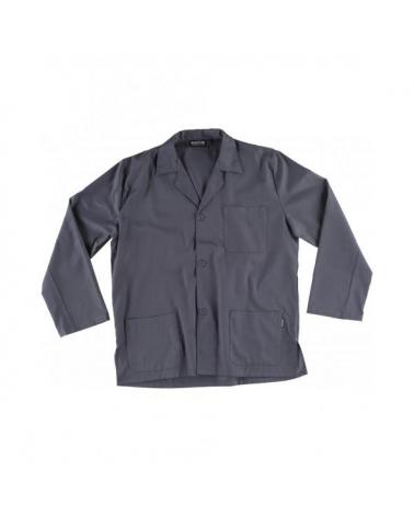 Comprar Bata corta B7200 Gris workteam delante