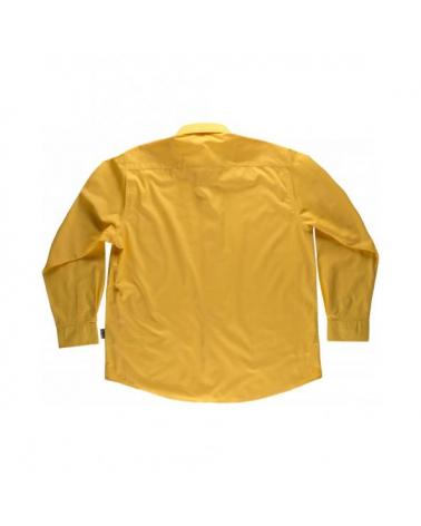 Camisa manga larga B8000 Amarillo workteam atrás barato