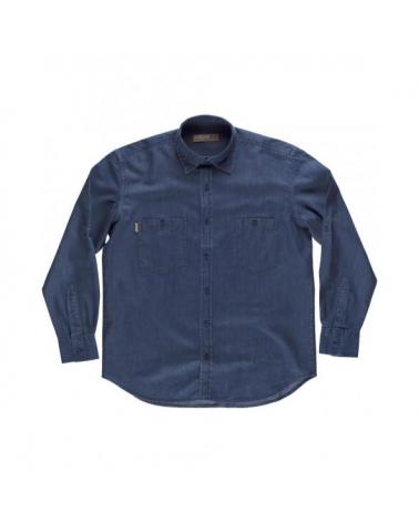 Comprar Camisa vaquera B8700 Vaquero workteam delante