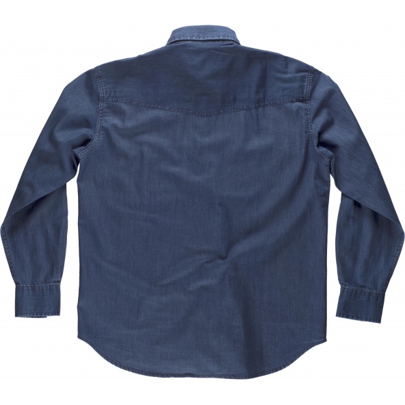 Camisa vaquera B8700 Vaquero workteam atrás barato