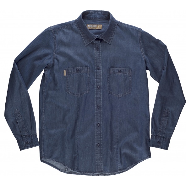 Comprar Blusa Vaquera B8790 Vaquero workteam delante