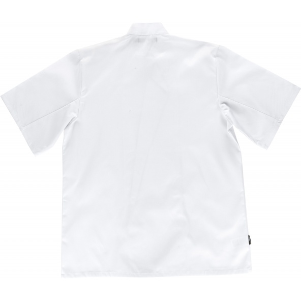 Casaca manga corta unisex B9001 Blanco workteam atrás barato