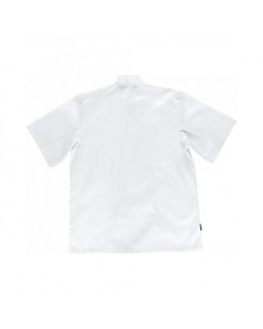 Casaca manga corta unisex B9001 Blanco workteam atrás barato