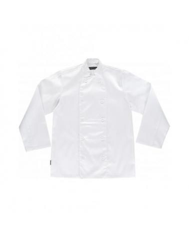 Comprar Casaca basica unisex B9002 Blanco workteam delante