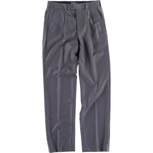 Comprar Pantalon camarero B9015 Gris workteam delante