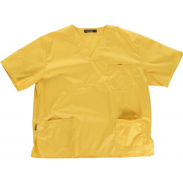 Comprar Casaca sanitaria unisex B9200 Amarillo workteam delante