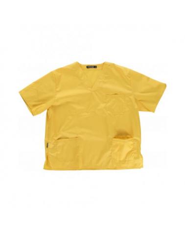 Comprar Casaca sanitaria unisex B9200 Amarillo workteam delante