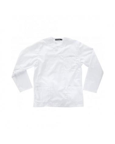 Comprar Casaca sanitaria unisex B9210 Blanco workteam delante