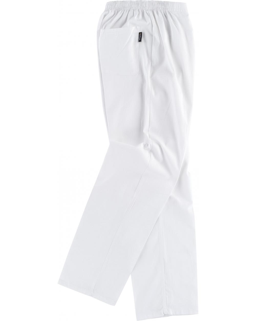 Comprar Pantalon sanitario unisex de algodon B9311 Blanco workteam barato