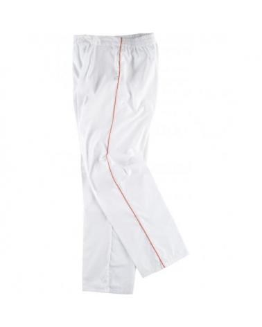 Comprar Pantalon de pijama sanitario unisex B9350 Blanco+Naranja workteam barato