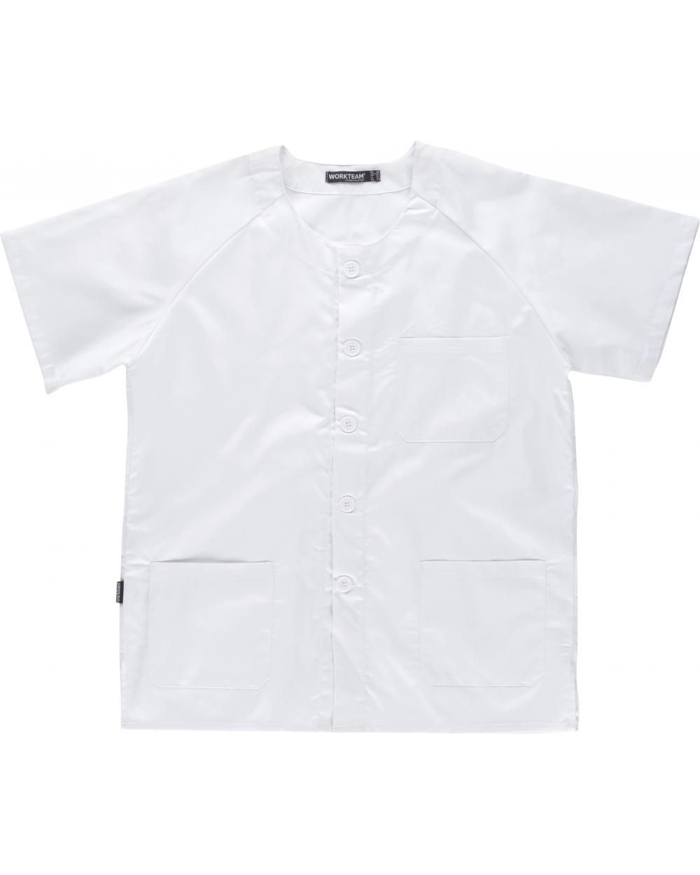 Comprar Casaca sanitaria unisex B9400 Blanco workteam delante