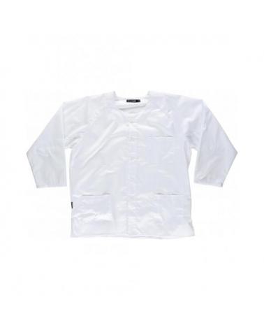 Comprar Casaca sanitaria unisex B9410 Blanco workteam delante