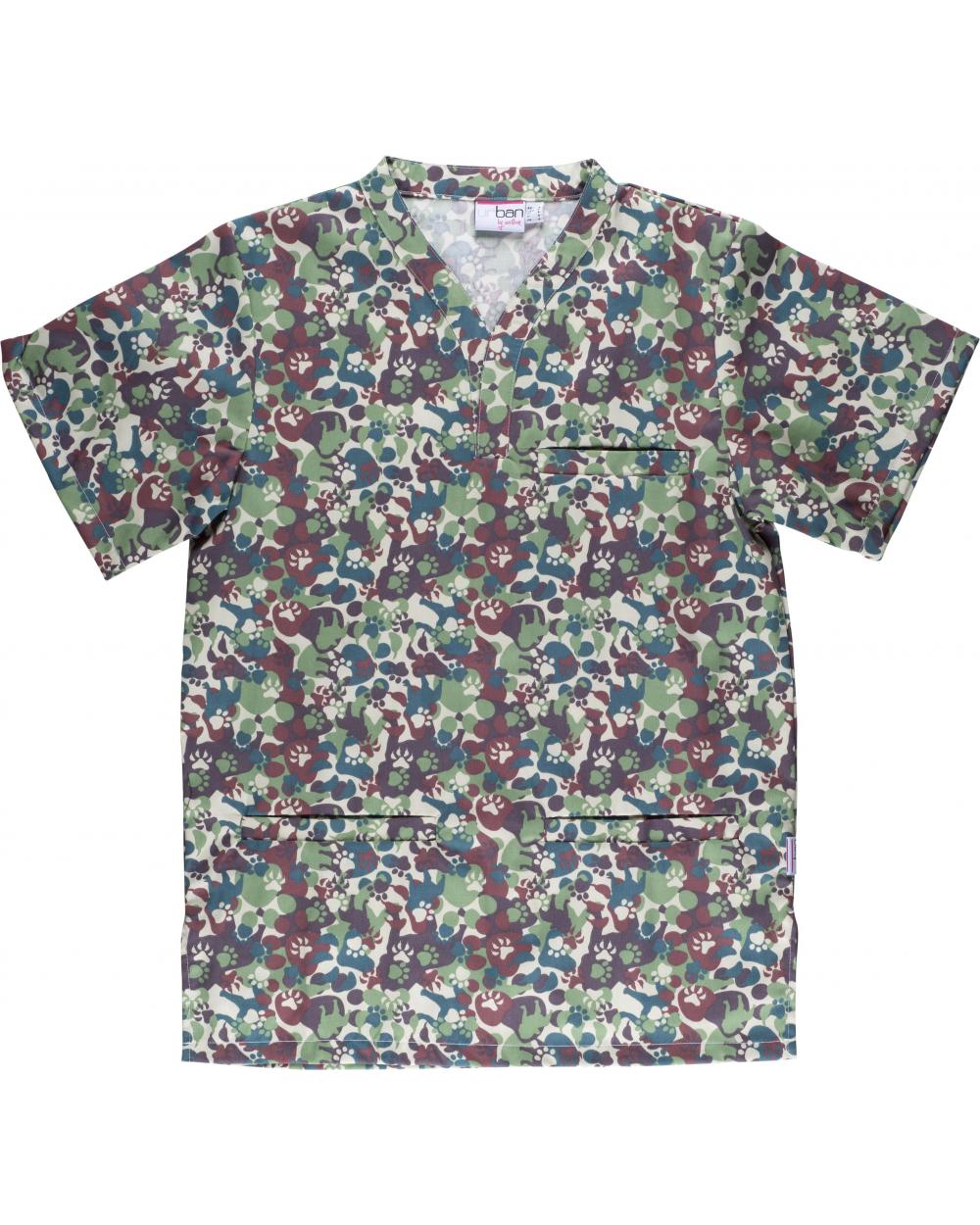 Comprar Casaca unisex antimanchas B9806 Estampado workteam delante