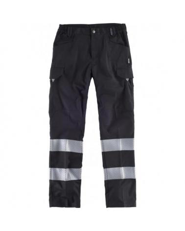 Comprar Pantalon con cintas discontinuas C2717 Negro workteam delante