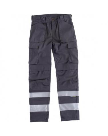 Comprar Pantalon con proteccion rodilleras C2911 Gris workteam delante