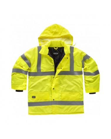 Comprar Parka impermeable ambientes frios C3700 Amarillo AV workteam delante